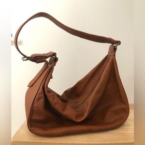 Parker Clay Indio Sling Bag in Rust Brown